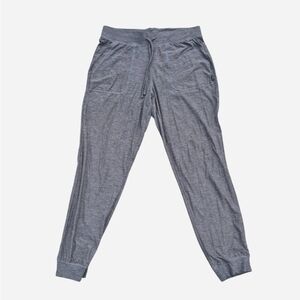 Skechers Grey Joggers Soft Breathable Women's Size M Drawstrings Stretch Pockets